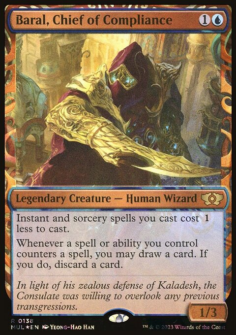 Baral, Chief of Compliance, Multiverse Legends #138, Magic: The Gathering card