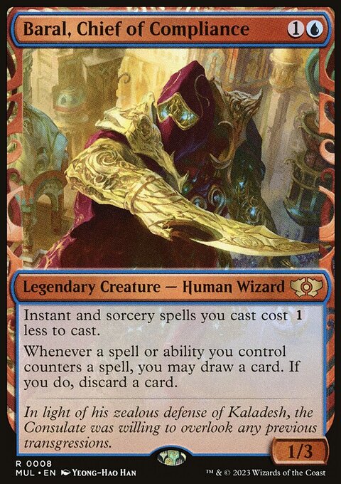 Baral, Chief of Compliance, Multiverse Legends #8, Magic: The Gathering card