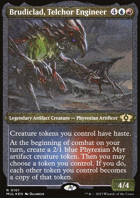 Brudiclad, Telchor Engineer, Multiverse Legends #101, Magic: The Gathering card