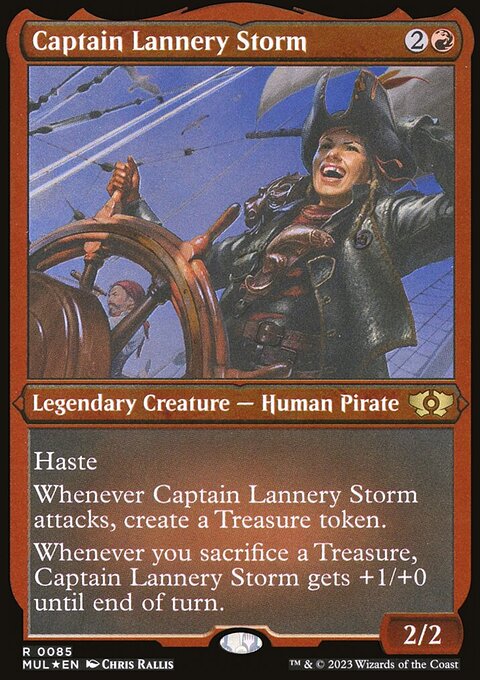 Captain Lannery Storm, Multiverse Legends #85, Magic: The Gathering card