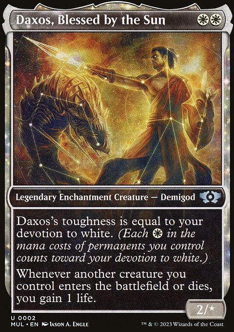 Daxos, Blessed by the Sun, Multiverse Legends #2, Magic: The Gathering card