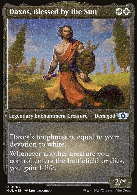 Daxos, Blessed by the Sun, Multiverse Legends #67, Magic: The Gathering card