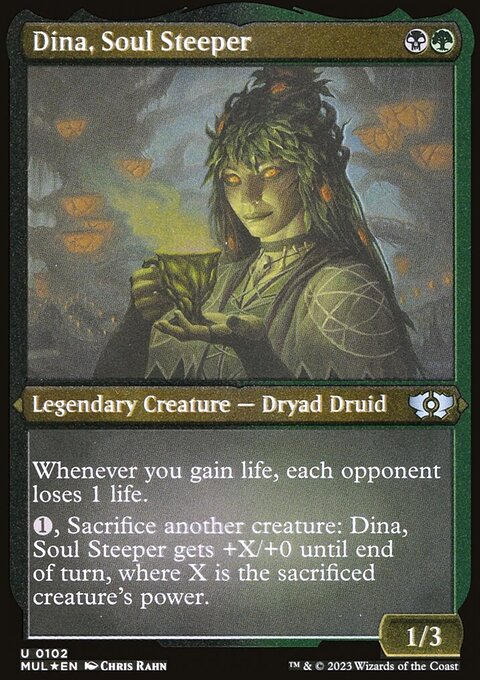 Dina, Soul Steeper, Multiverse Legends #102, Magic: The Gathering card