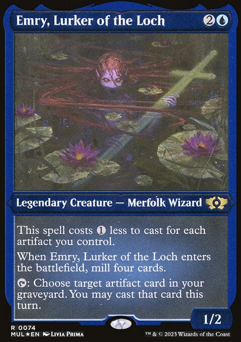 Emry, Lurker of the Loch, Multiverse Legends #74, Magic: The Gathering card