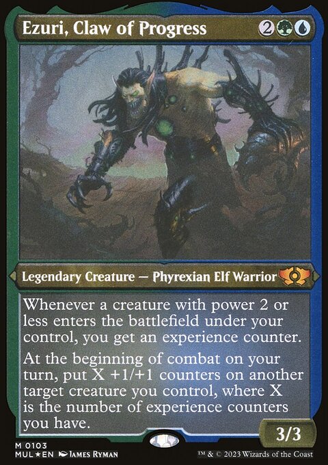 Ezuri, Claw of Progress, Multiverse Legends #103, Magic: The Gathering card