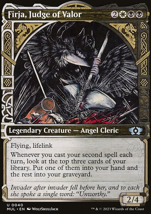 Firja, Judge of Valor, Multiverse Legends #40, Magic: The Gathering card