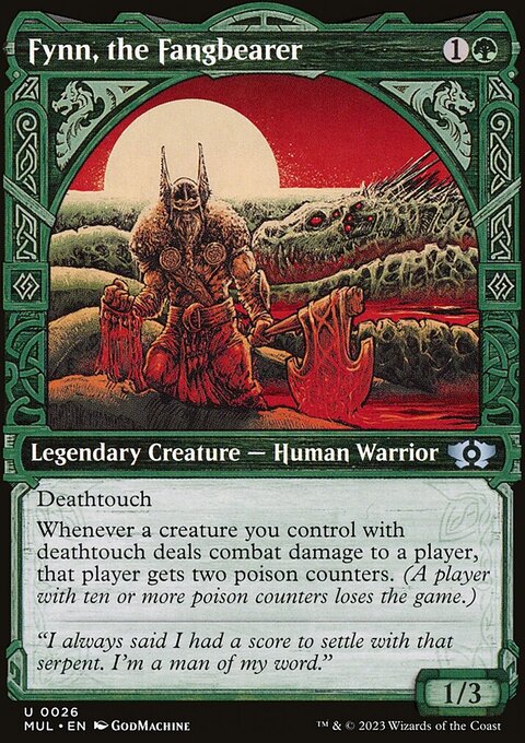 Fynn, the Fangbearer, Multiverse Legends #26, Magic: The Gathering card