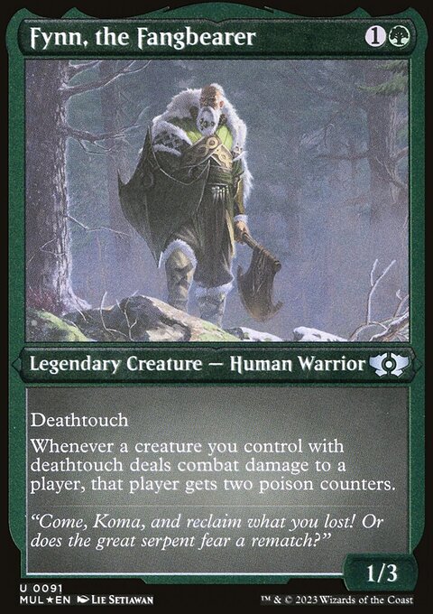 Fynn, the Fangbearer, Multiverse Legends #91, Magic: The Gathering card