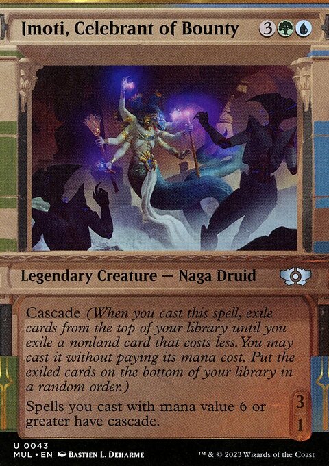 Imoti, Celebrant of Bounty, Multiverse Legends #43, Magic: The Gathering card