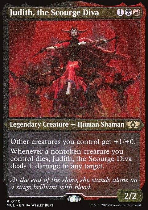 Judith, the Scourge Diva, Multiverse Legends #110, Magic: The Gathering card
