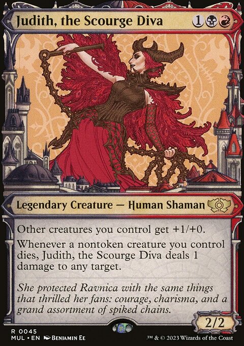 Judith, the Scourge Diva, Multiverse Legends #45, Magic: The Gathering card