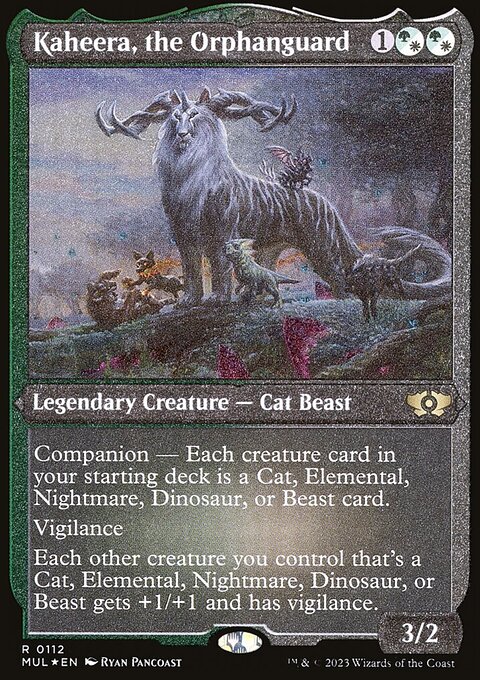 Kaheera, the Orphanguard, Multiverse Legends #112, Magic: The Gathering card