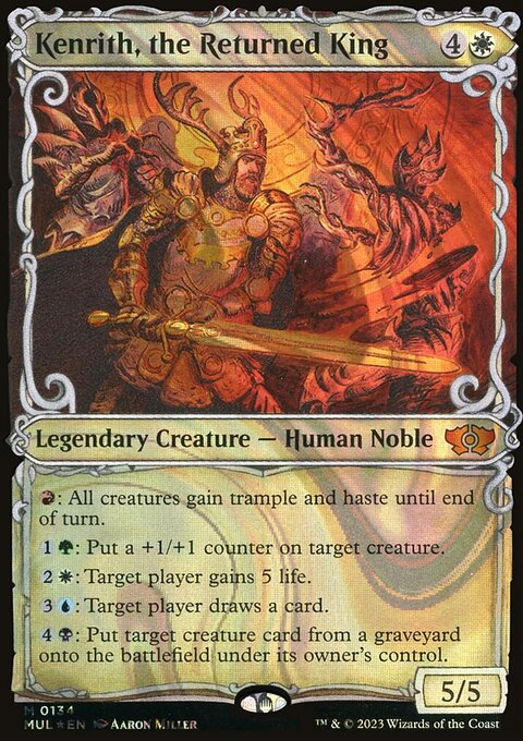 Kenrith, the Returned King, Multiverse Legends #134, Magic: The Gathering card