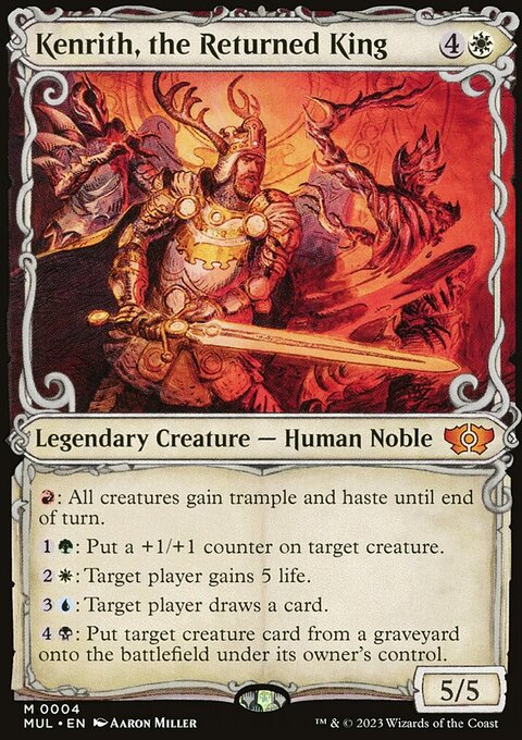 Kenrith, the Returned King, Multiverse Legends #4, Magic: The Gathering card