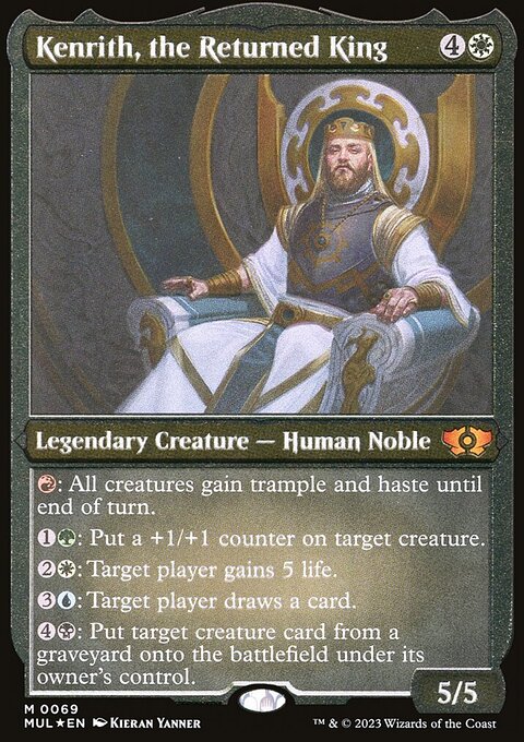 Kenrith, the Returned King, Multiverse Legends #69, Magic: The Gathering card