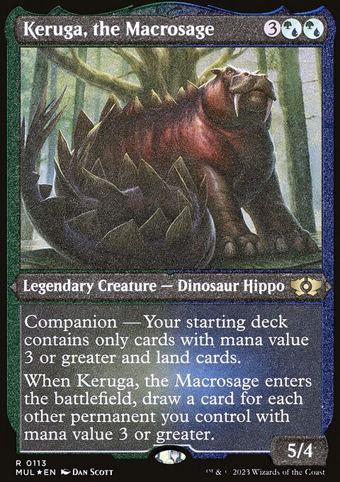 Keruga, the Macrosage, Multiverse Legends #113, Magic: The Gathering card
