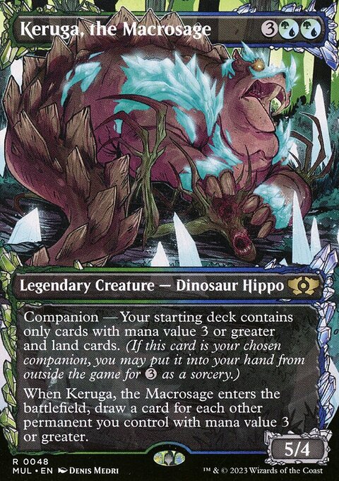 Keruga, the Macrosage, Multiverse Legends #48, Magic: The Gathering card