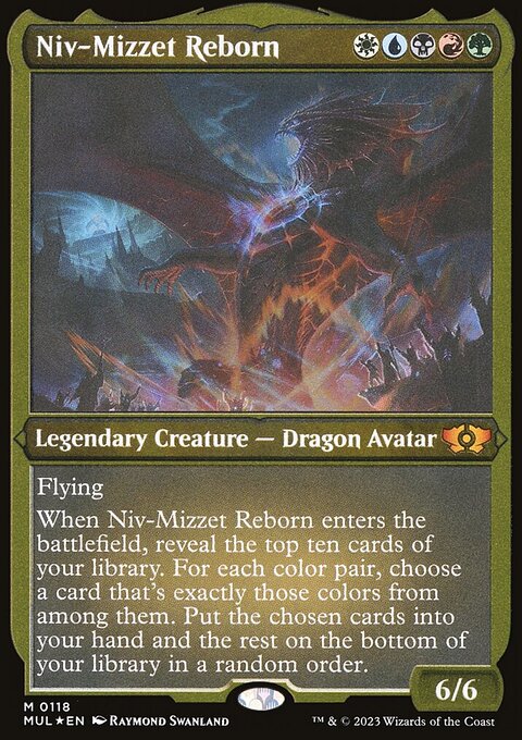 Niv-Mizzet Reborn, Multiverse Legends #118, Magic: The Gathering card