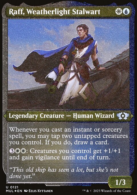 Raff, Weatherlight Stalwart, Multiverse Legends #121, Magic: The Gathering card