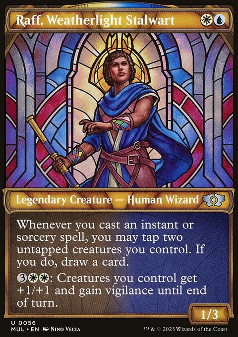 Raff, Weatherlight Stalwart, Multiverse Legends #56, Magic: The Gathering card