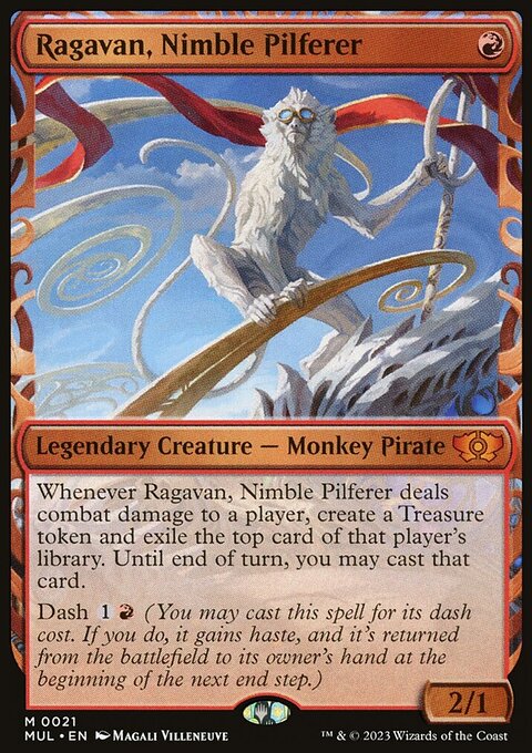Ragavan, Nimble Pilferer, Multiverse Legends #21, Magic: The Gathering card