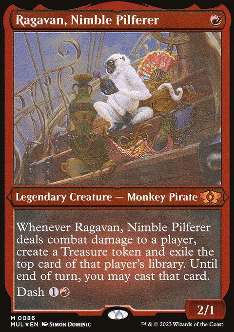 Ragavan, Nimble Pilferer, Multiverse Legends #86, Magic: The Gathering card