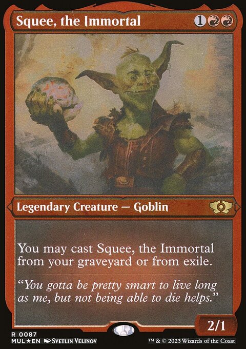 Squee, the Immortal, Multiverse Legends #87, Magic: The Gathering card