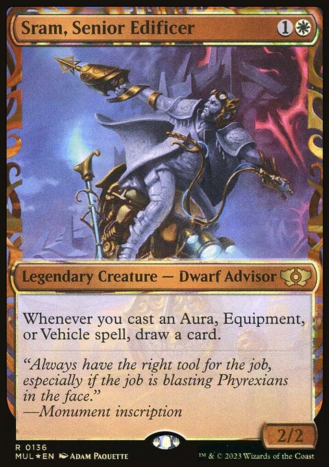 Sram, Senior Edificer, Multiverse Legends #136, Magic: The Gathering card