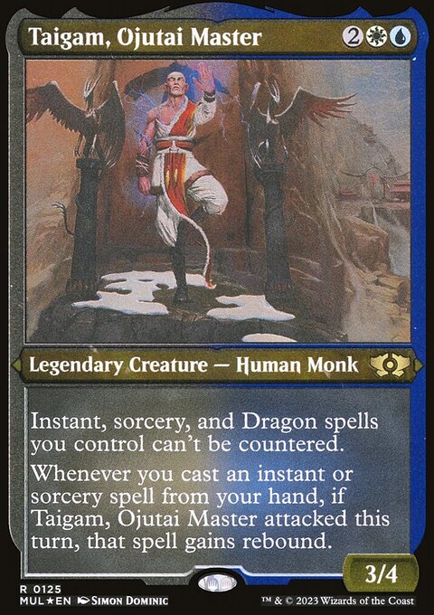 Taigam, Ojutai Master, Multiverse Legends #125, Magic: The Gathering card