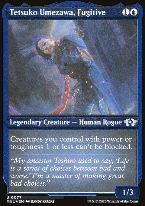 Tetsuko Umezawa, Fugitive, Multiverse Legends #77, Magic: The Gathering card