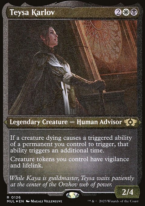Teysa Karlov, Multiverse Legends #126, Magic: The Gathering card