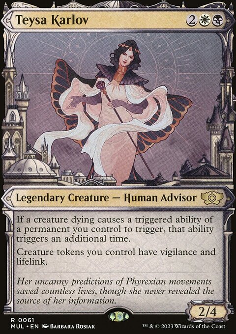 Teysa Karlov, Multiverse Legends #61, Magic: The Gathering card