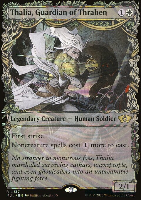 Thalia, Guardian of Thraben, Multiverse Legends #137, Magic: The Gathering card