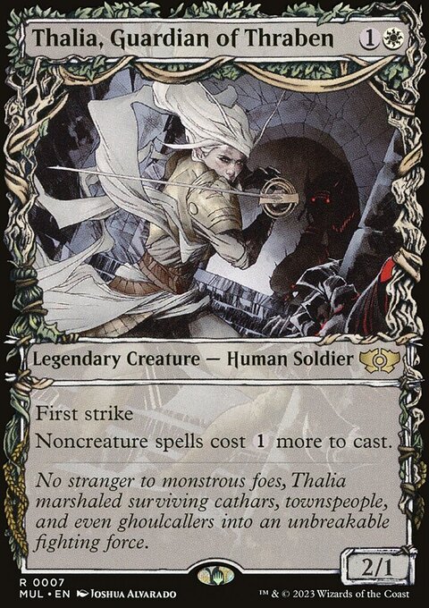 Thalia, Guardian of Thraben, Multiverse Legends #7, Magic: The Gathering card