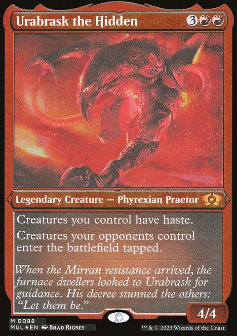 Urabrask the Hidden, Multiverse Legends #88, Magic: The Gathering card