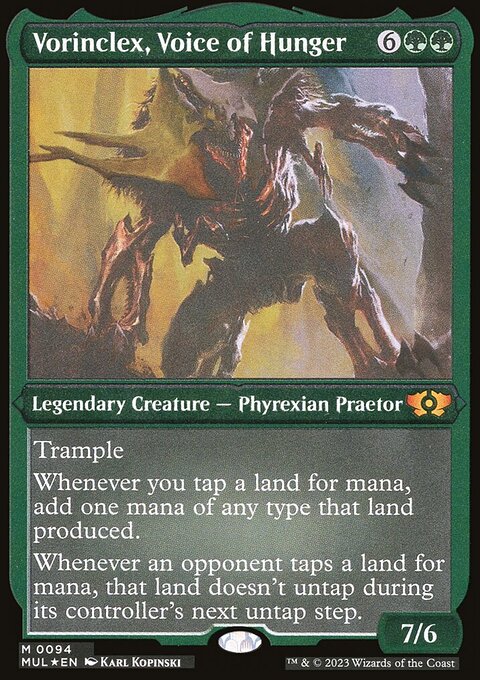 Vorinclex, Voice of Hunger, Multiverse Legends #94, Magic: The Gathering card