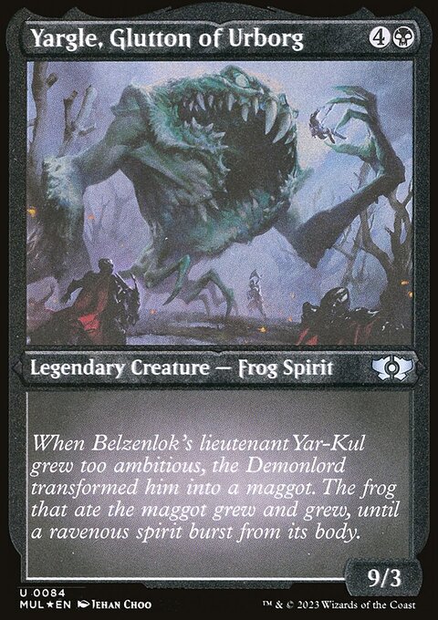 Yargle, Glutton of Urborg, Multiverse Legends #84, Magic: The Gathering card