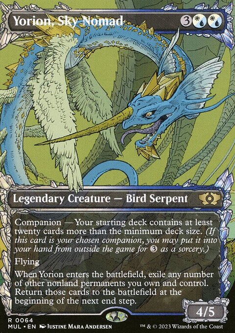Yorion, Sky Nomad, Multiverse Legends #64, Magic: The Gathering card