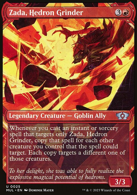 Zada, Hedron Grinder, Multiverse Legends #25, Magic: The Gathering card