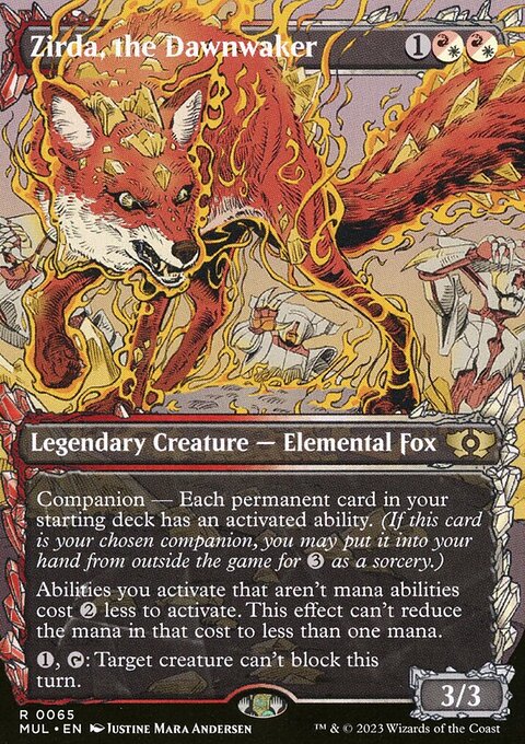 Zirda, the Dawnwaker, Multiverse Legends #65, Magic: The Gathering card