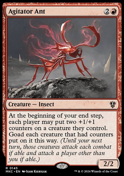 Agitator Ant, Murders at Karlov Manor Commander #145, Magic: The Gathering card