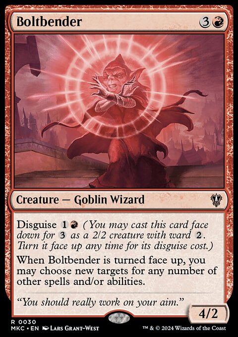 Boltbender, Murders at Karlov Manor Commander #30, Magic: The Gathering card