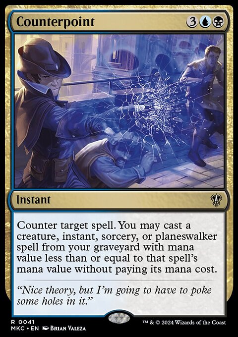 Counterpoint, Murders at Karlov Manor Commander #41, Magic: The Gathering card
