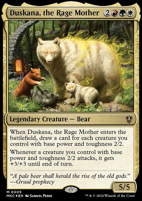 Duskana, the Rage Mother, Murders at Karlov Manor Commander #5, Magic: The Gathering card