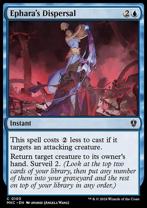 Ephara's Dispersal, Murders at Karlov Manor Commander #103, Magic: The Gathering card