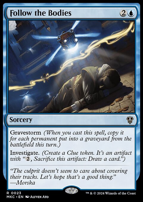 Follow the Bodies, Murders at Karlov Manor Commander #23, Magic: The Gathering card
