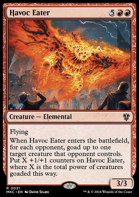 Havoc Eater, Murders at Karlov Manor Commander #31, Magic: The Gathering card