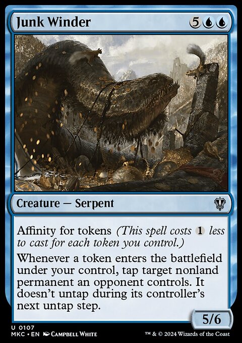 Junk Winder, Murders at Karlov Manor Commander #107, Magic: The Gathering card