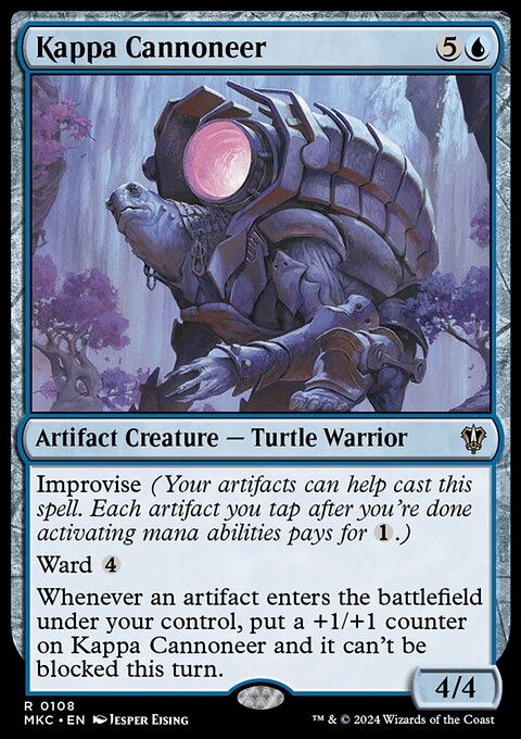 Kappa Cannoneer, Murders at Karlov Manor Commander #108, Magic: The Gathering card