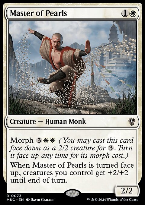 Master of Pearls, Murders at Karlov Manor Commander #73, Magic: The Gathering card